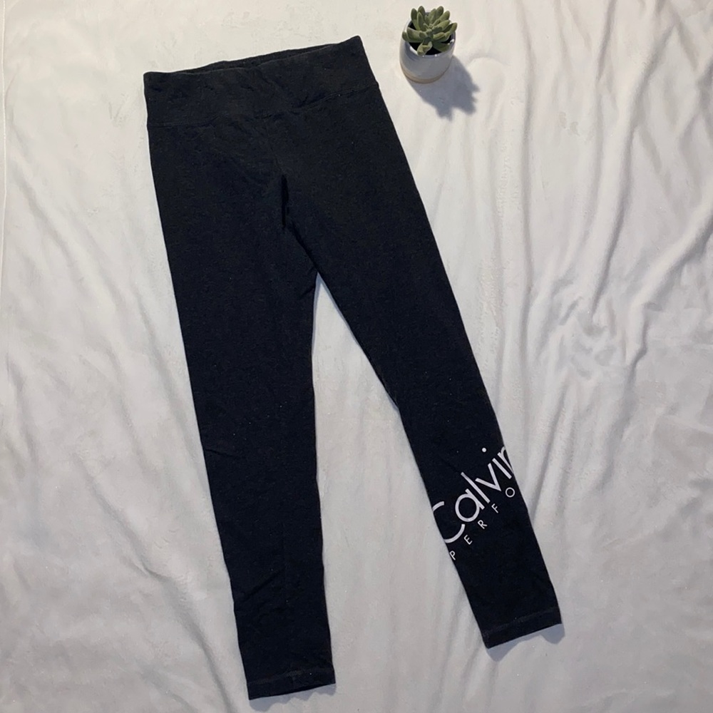 Calvin Klein Gray Performance Legging